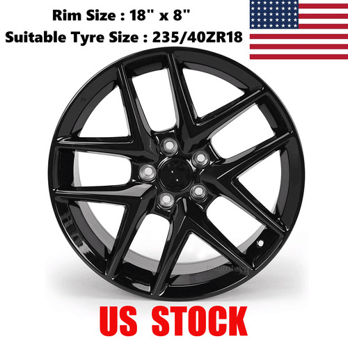 Gloss black inch - black, rim
